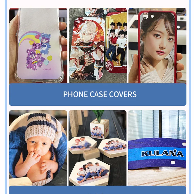 DOMSEM A 4 Uv Flatbed Inkjet Printer Cmyk+w Mobile Phone Case Cover Glass Pen Multifunctional Digital Uv Printer Printing hine
