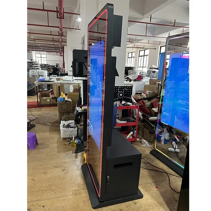 Hot salesPrinter Touch Screen Magic Mirror Photo Booth Selfie Portable Photo Booth  For Party Wedding Exhibition