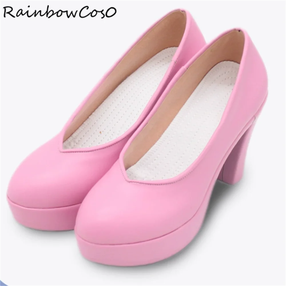 Lilysa Amano Ririsa Amano Mikari Tachibana 2.5 Dimensional Seduction Cosplay Shoes Boots Game Anime Halloween RainbowCos0 W4318