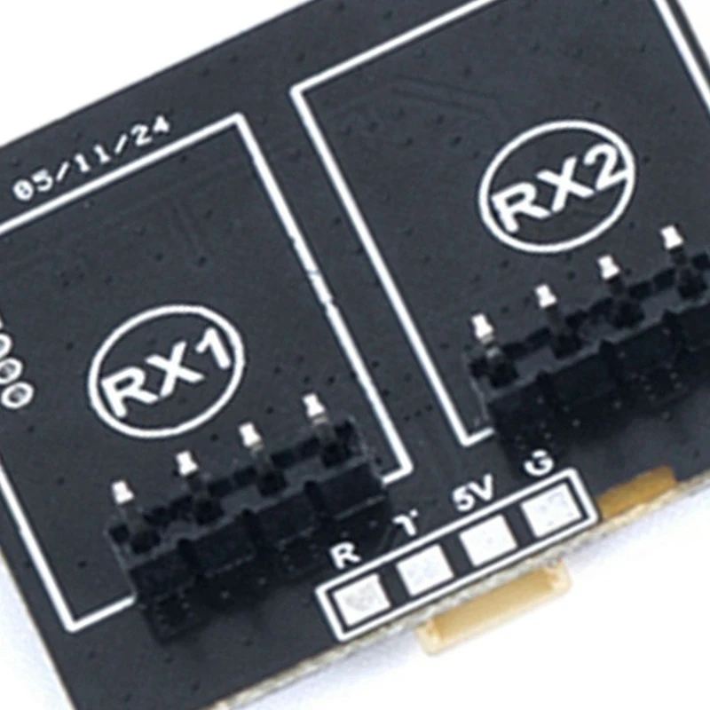 2x transmissor placa de diversidade receptor placa de diversidade dupla 915/2.4g rx e tx para fpv diy peças placa rx
