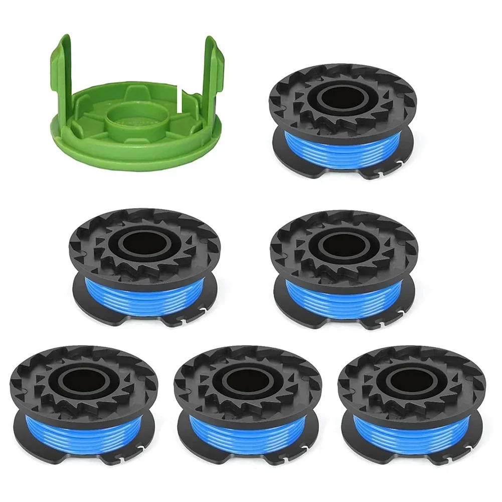 1 Set 100% Brand New For Greenworks Single Line 24V Trimmer Blade Spool Single Line Trimmer Spool Trimmer Blade