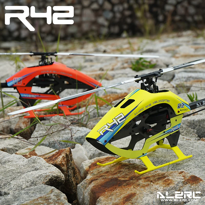 In Stock 2023 New ALZRC - R42 FBL KIT RC Helicopter DIY