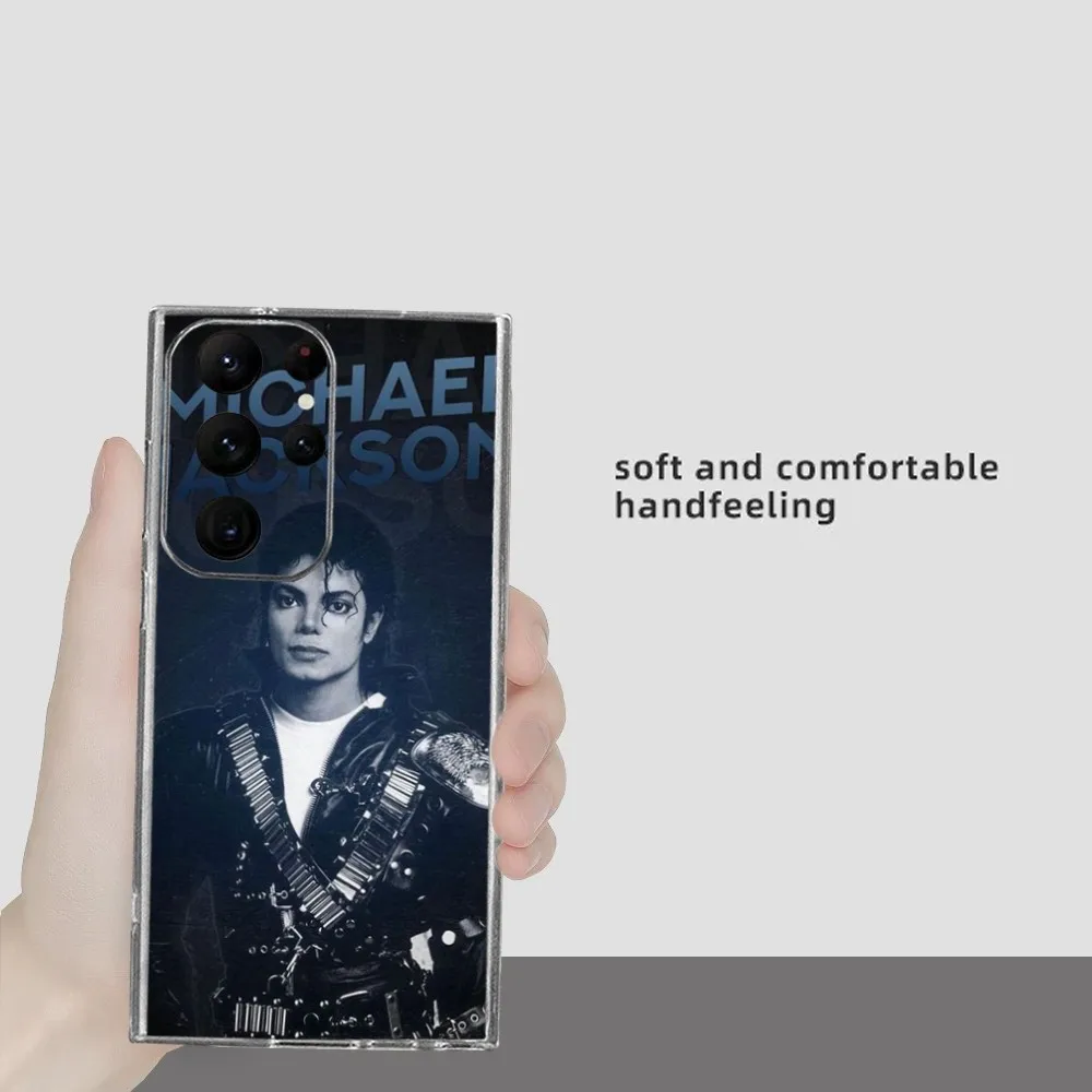 Michael Jackson Legendary Singer Phone Case for Samsung Galaxy S24 Ultra S22 S23 Ultra S21 S20 5G Protective Silicone TPU Funda