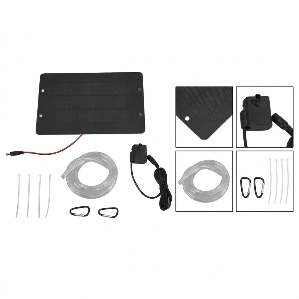 10W Solar Water Pump Monocrystalline Silicon Panel Kit For Garden Irrigation Fountain Pond Watering System Outdoor Decoration