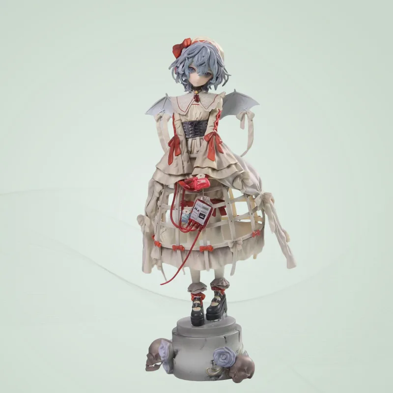 

Anime Figure Touhou Project Remilia Scarlet Pvc Material 25Cm Collectible Model Desktop Ornament For Anime Collectors