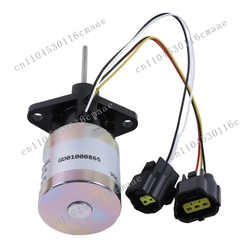 Excavator parts 12V shutdown solenoid valve E5800-60011 3A139LF-E160 3C100LF-E160 for CK2510 CK2510H