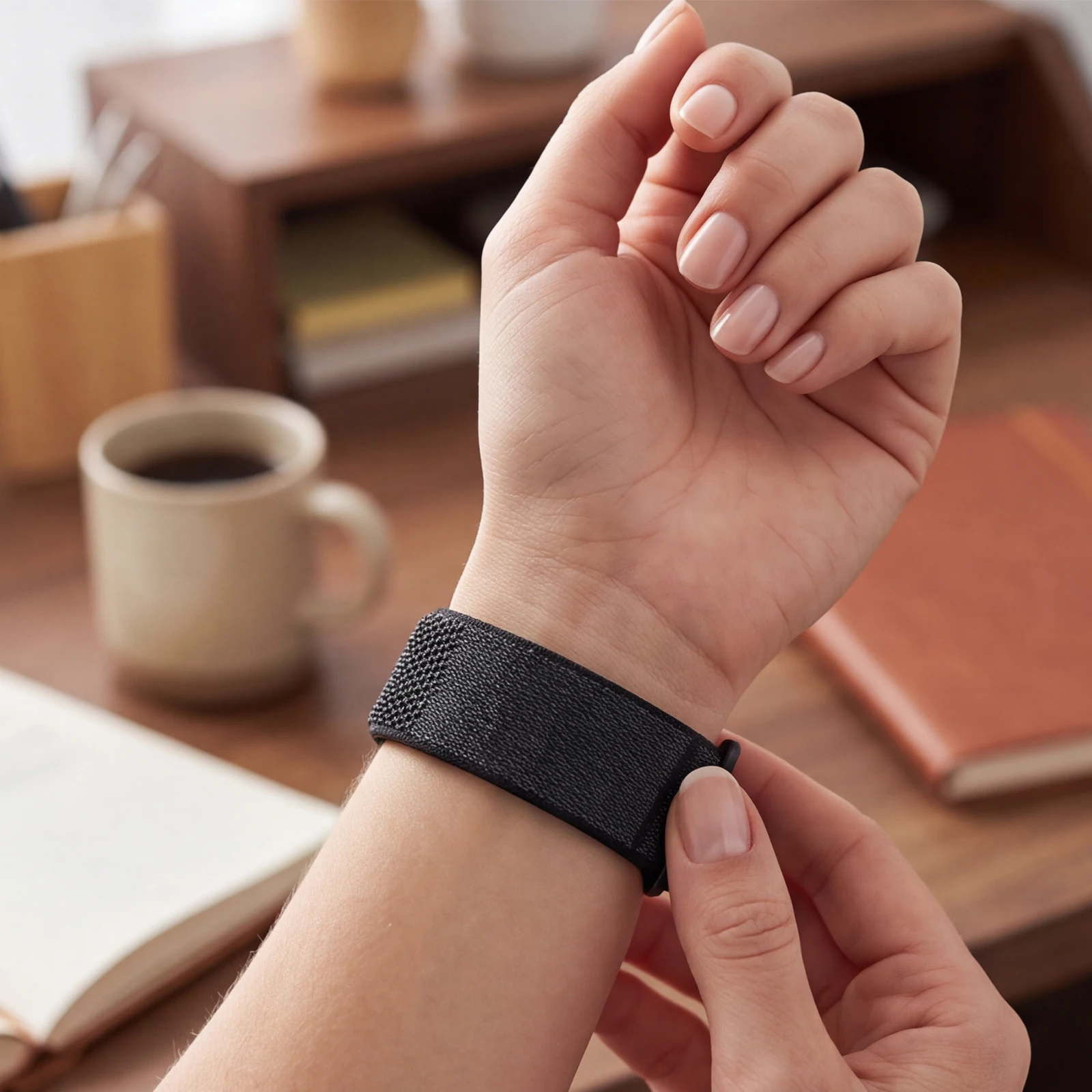 Soft Nylon Straps For CIRQA Smart Band with Quick-Release Clasp Micro-Adjustable Loops and Hook Watchband Bracelet for Women Men