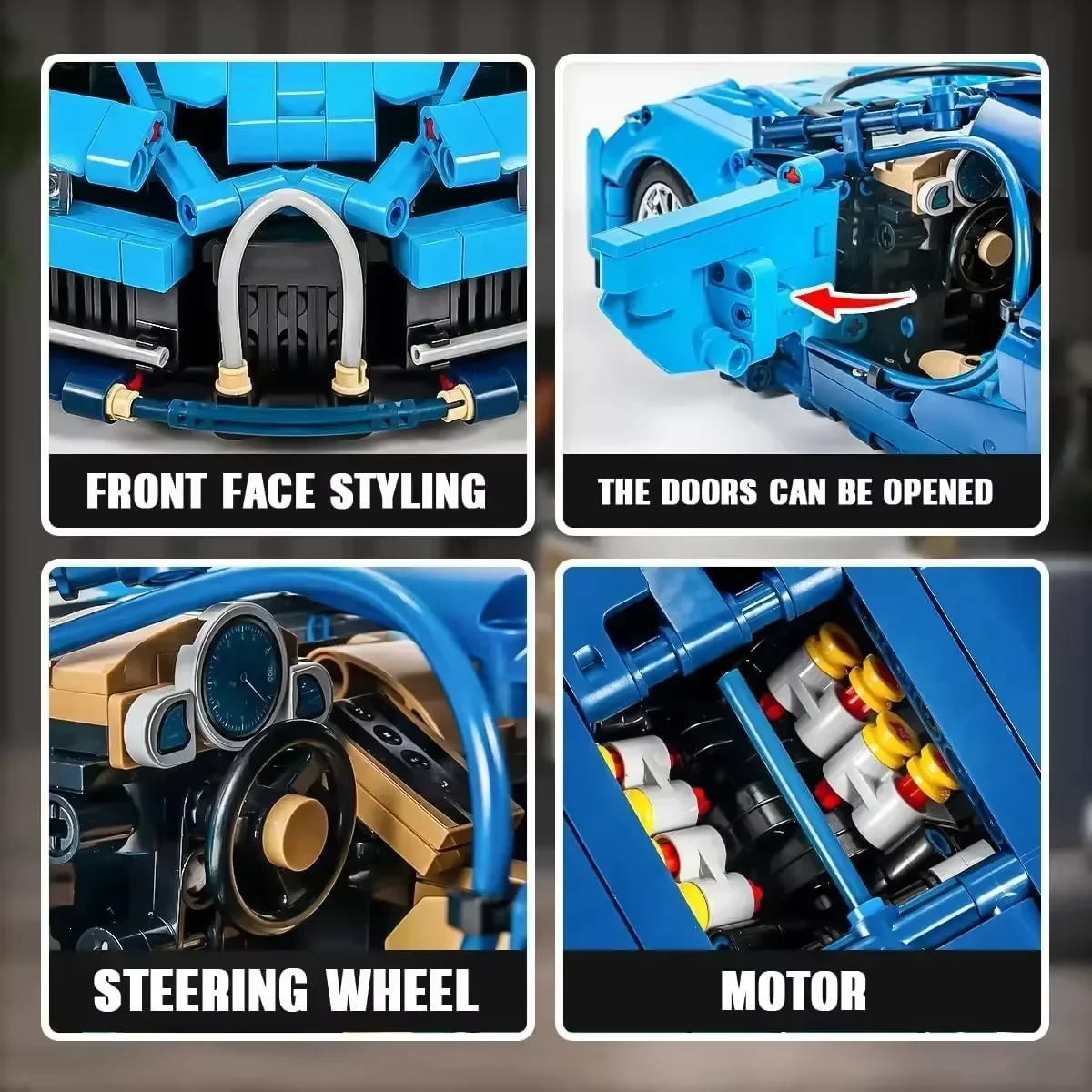 Stad Technische Mechanische Blokken Racing Bouwsteen 1300 + PCS Racewagen Set Kinderen STEM Educatief Speelgoed Snelheid Sportwagen Modellen