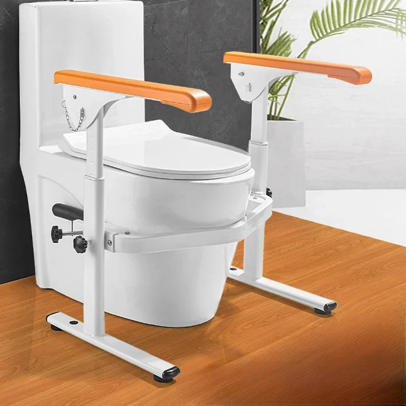 

Barrier-free Toilet Armrest Holder for The Elderly Disabled Bathroom Toilet Get Up Aids Folding Toilet Stand Disability Products