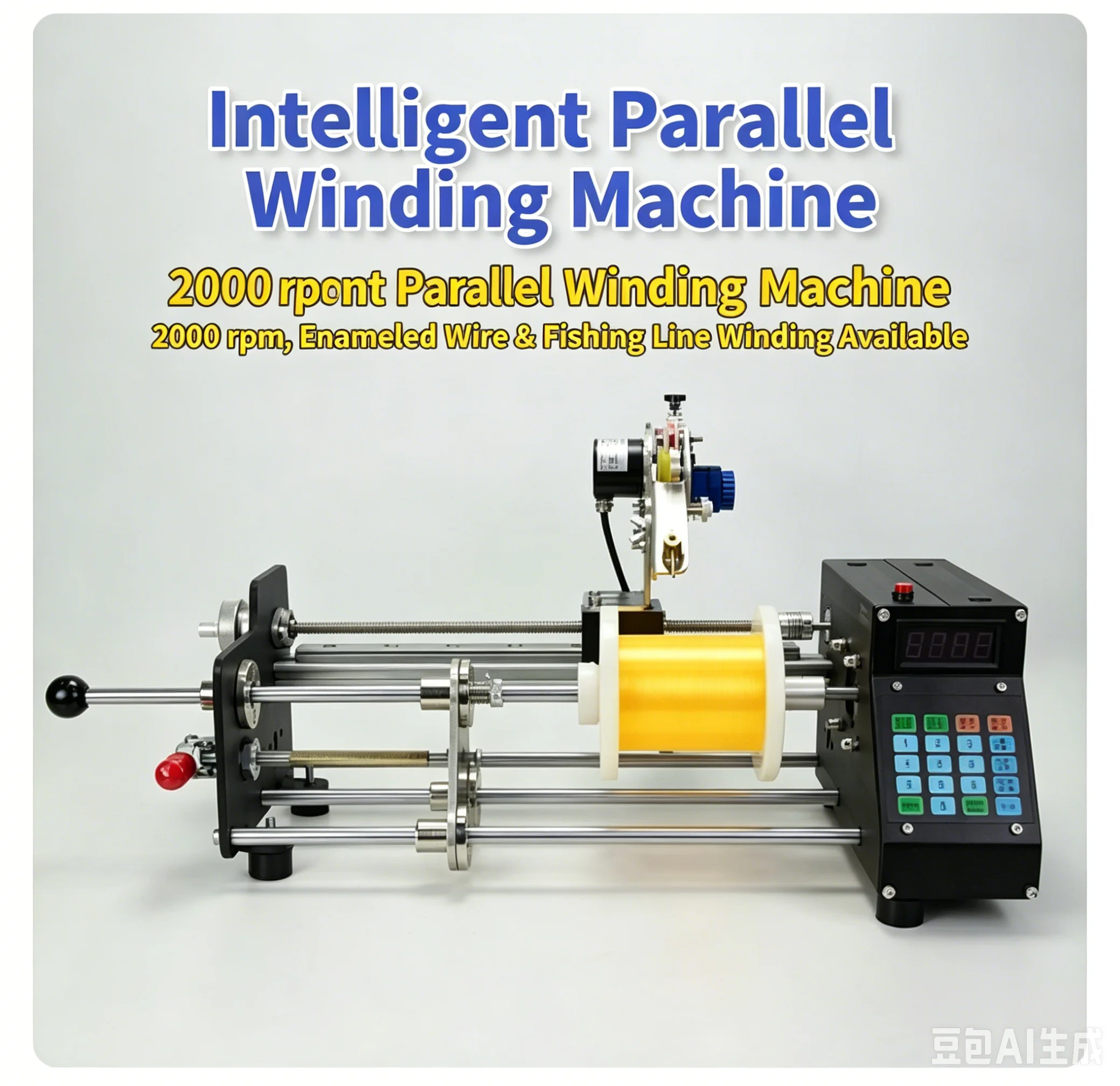 Fully Automatic Ultra High Speed Enameled Wire Winder Precise Meter Count Parallel Twisting Fish Coil Winding Machine