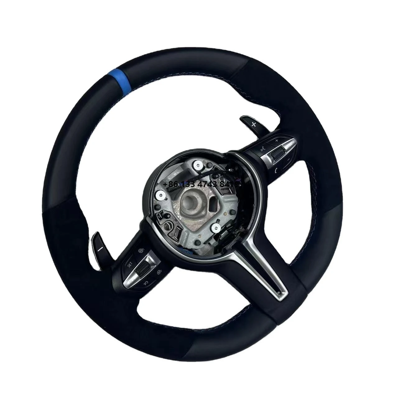 

Ex-factory price high quality E46 M3 E92 M3 car eather steering wheel, racing steering wheel