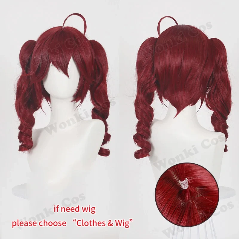 

A'5\b/Virtual Singer Kasane Teto Cosplay Costume Wig Hair Shoes for Women Role Play Boots Halloween Costumes Party Car5,j'8.k/4\