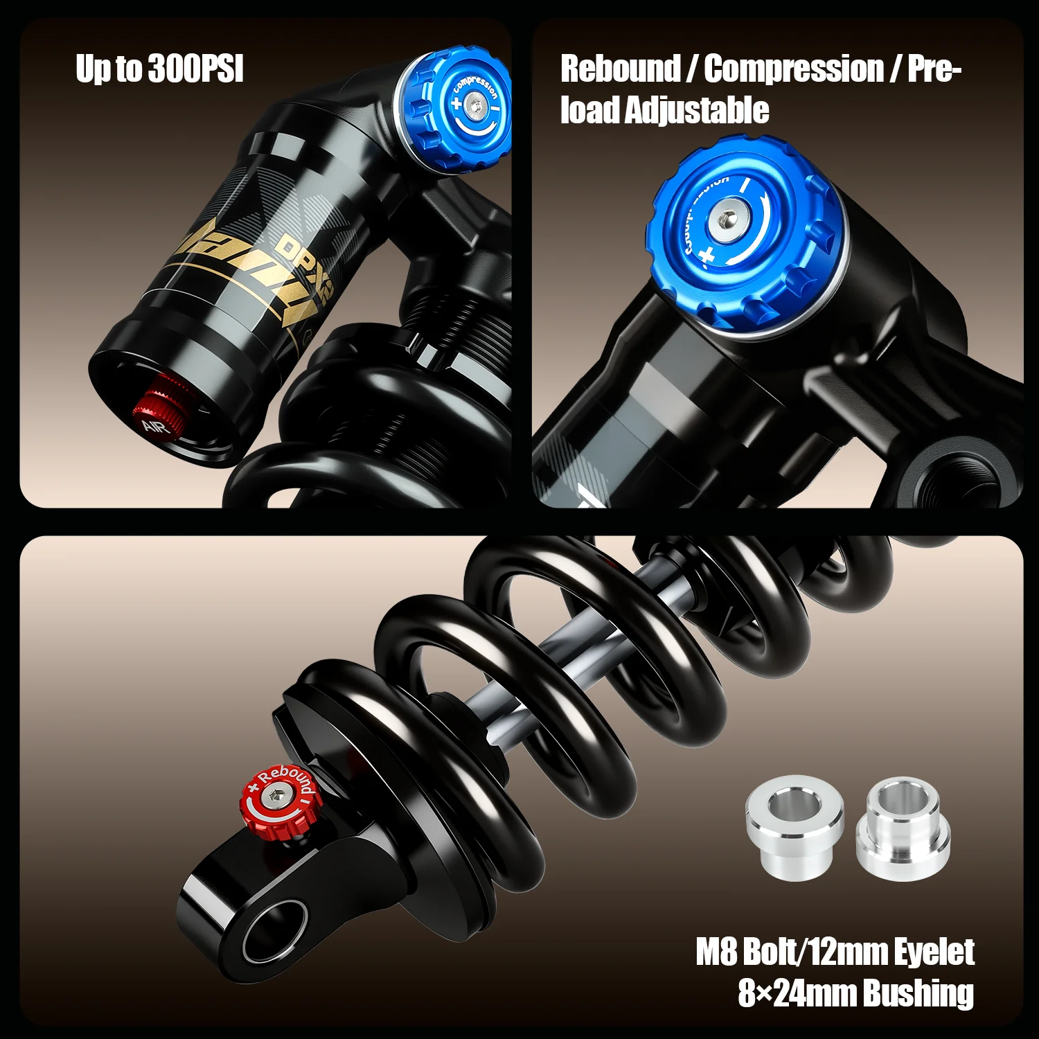 BOLANY MTB スプリングエアトラニオンリアショック - Mountain Biking Downhill のレビューと価格