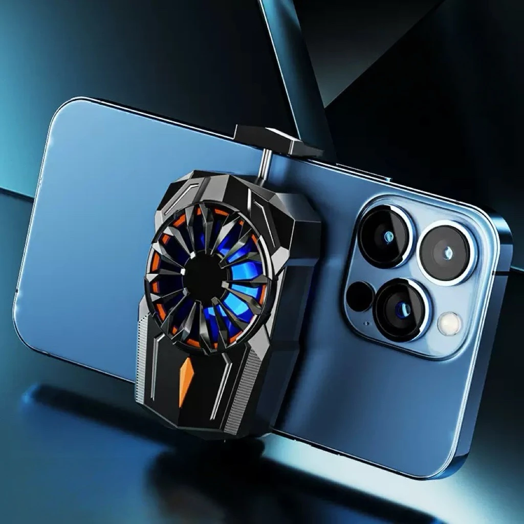 Mobile phone radiator charging air-cooled radiator wind power mobile phone cooling compact and convenient to carry around