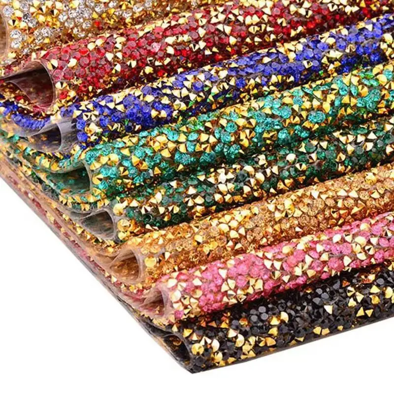 24*20 سنتيمتر ذاتية اللصق الماس بريق بولي PU البريق لحفل الزفاف الحرفية خلفية الحدود ديكور المواد اليدوية DIY بها بنفسك #3