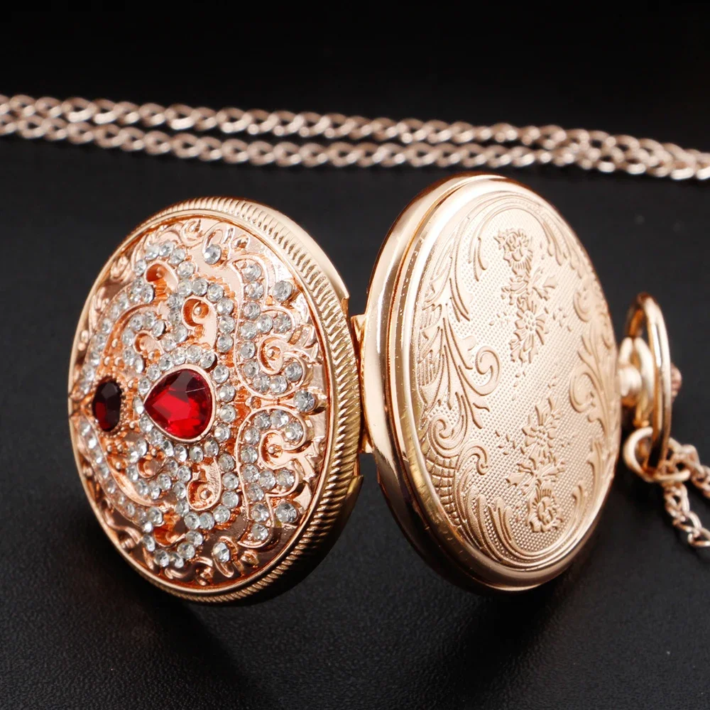 Women's Necklace Quartz Pocket Watch Antique Elegant Retro Women Clock Jewelry Pendant Ladies Best Gifts With Chain reloj hombre