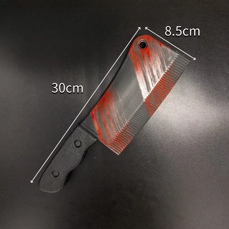 45cm/17.72 cala Halloween Plastikowy Nóż Zabawka Samuraj Cosplay Akcesoria do Gier Model Rekwizyty Dekoracje na Imprezę Ozdoby Ekspozycja Trening