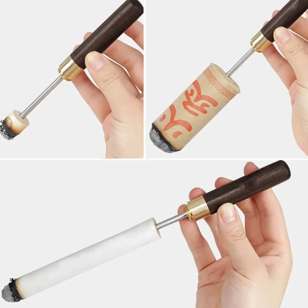 الكى مخروط خشب الصندل باليد أداة موسع Moxa العلاج الدافئة الوخز بالإبر ميريديان لتخفيف الآلام الرعاية الصحية الملحقات #3