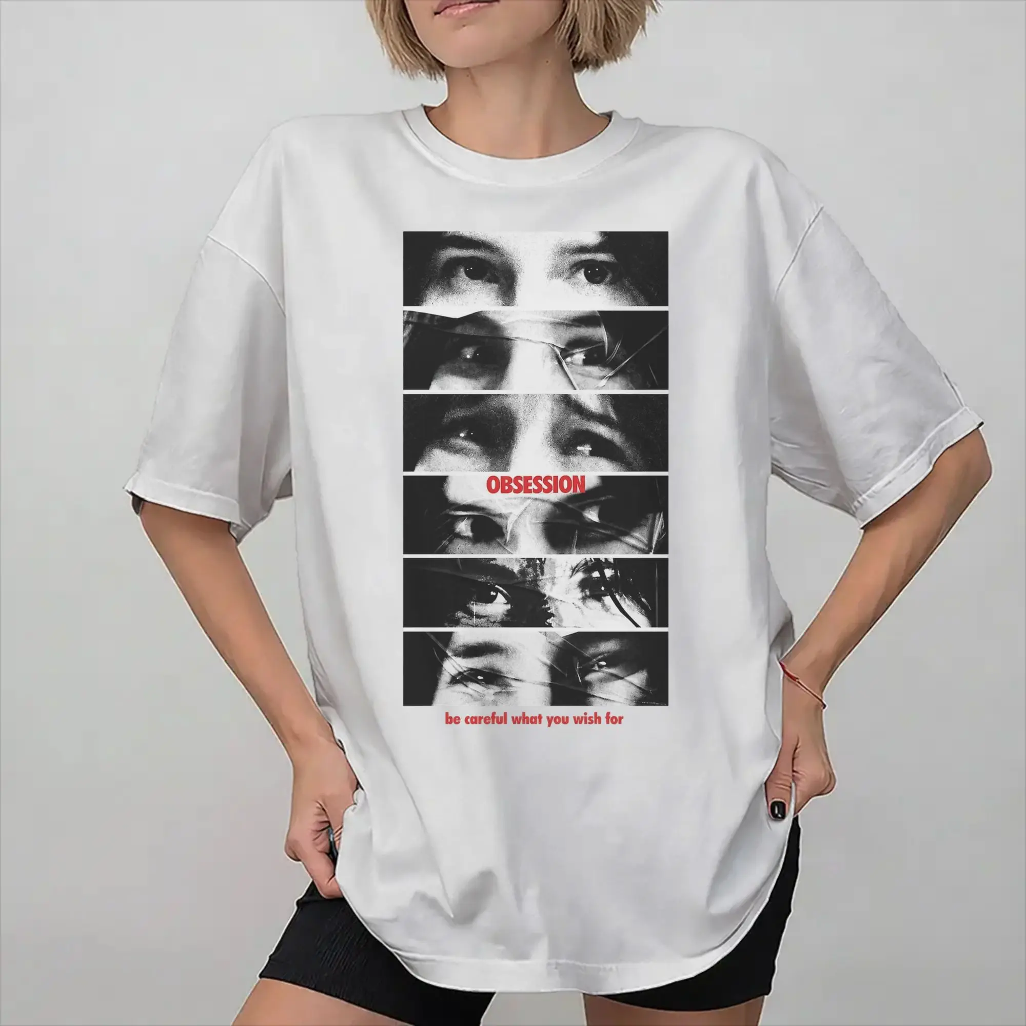 Obsession 2026 horror movie themed T-shirt, suitable for both men and women   Four Seasons Streetwear Shirt
