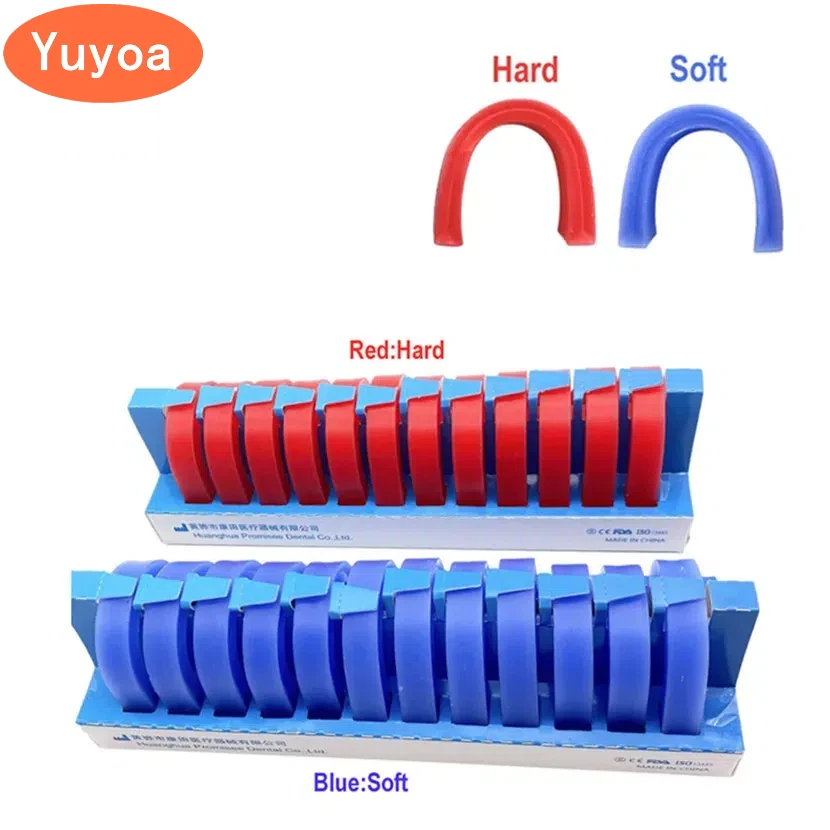 

24pcs Dental Lab Material Occlusal Rim Model Base Plate Wax U Shape Hard and Soft Denture Casting Bite Block Dentistry Product