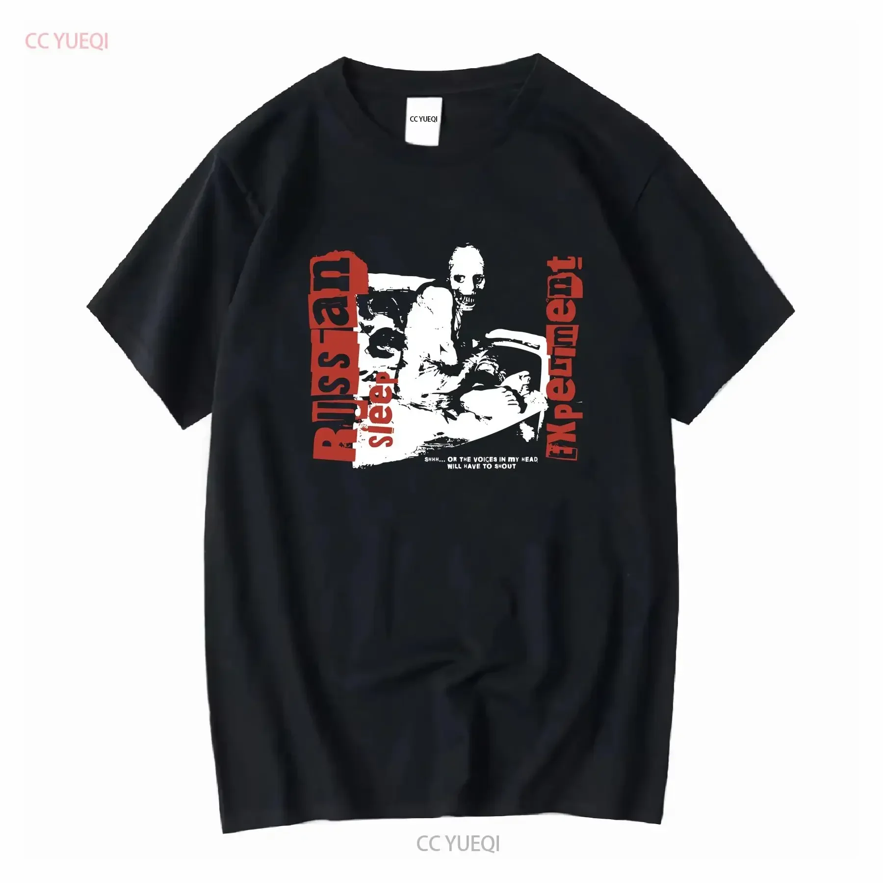 Customization Shirt Russian Sleep ExperimenT T Shirt Creepypasta Halloween Mens Vintage Washed Comfortable Homme Versatile Soft