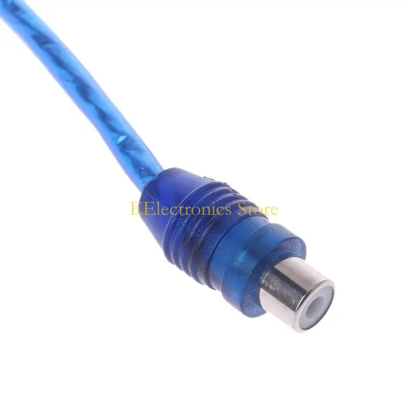 

B03C Car MP3 RCA Adapter Cord 2 Male to 1 Female Y Splitter Cable Adapter Converter Wire AUX Amplifier