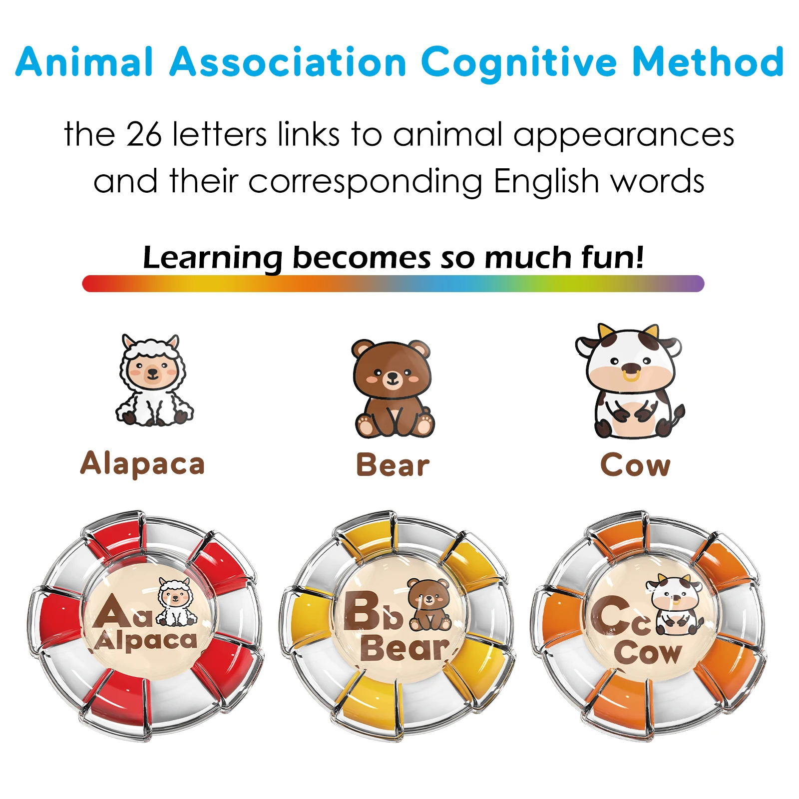 ألعاب حمام الأبجدية من عوامة النجاة على الوجهين، ألعاب العد لعبة تعلم الحروف الأبجدية للأطفال الصغار من الأولاد والبنات بعمر 18+ شهرًا لفرز الحروف #3