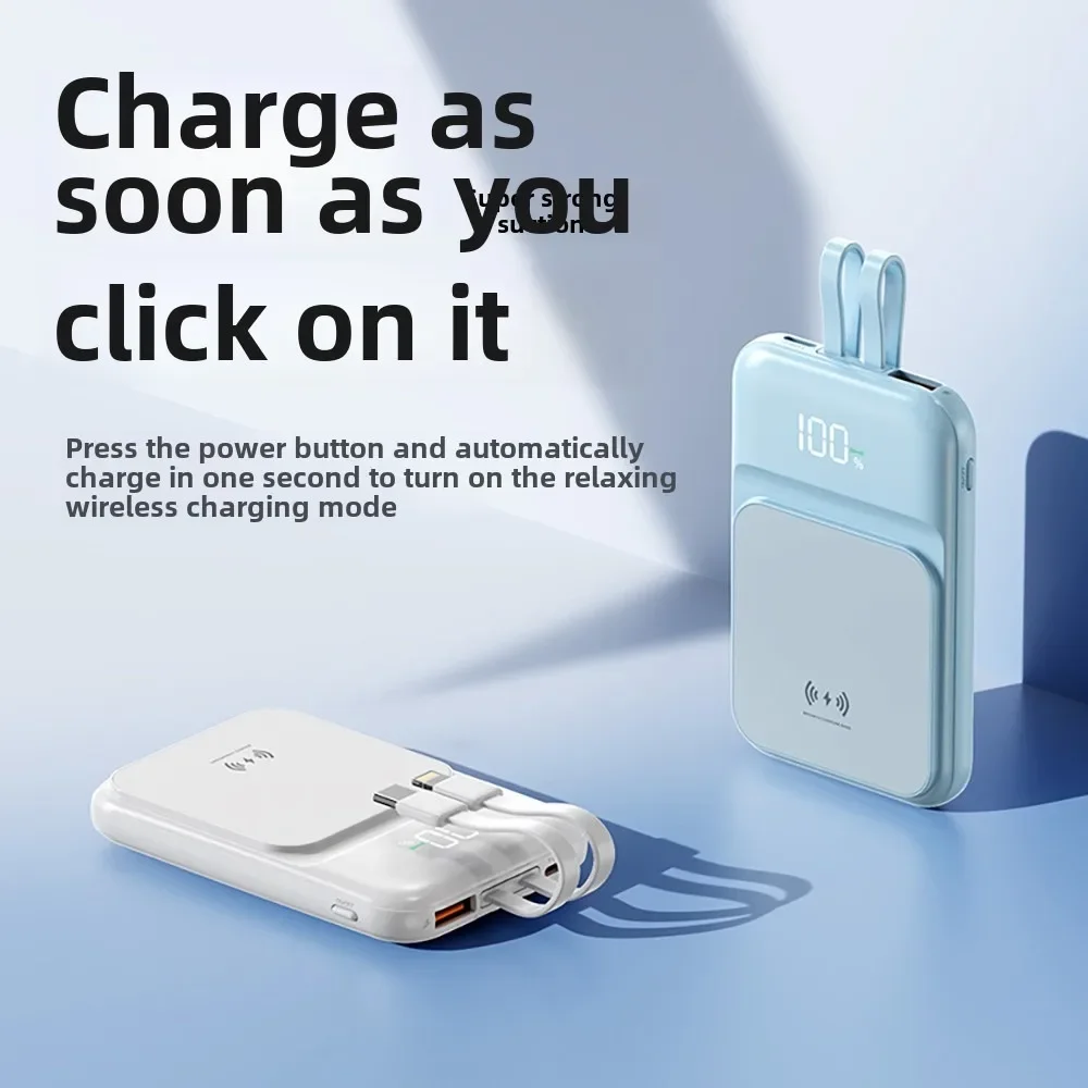 Magsafe Wireless power bank Spare battery 10000mah Macsafe Portable charger External magnetic battery Powerbank for iPhone16 15