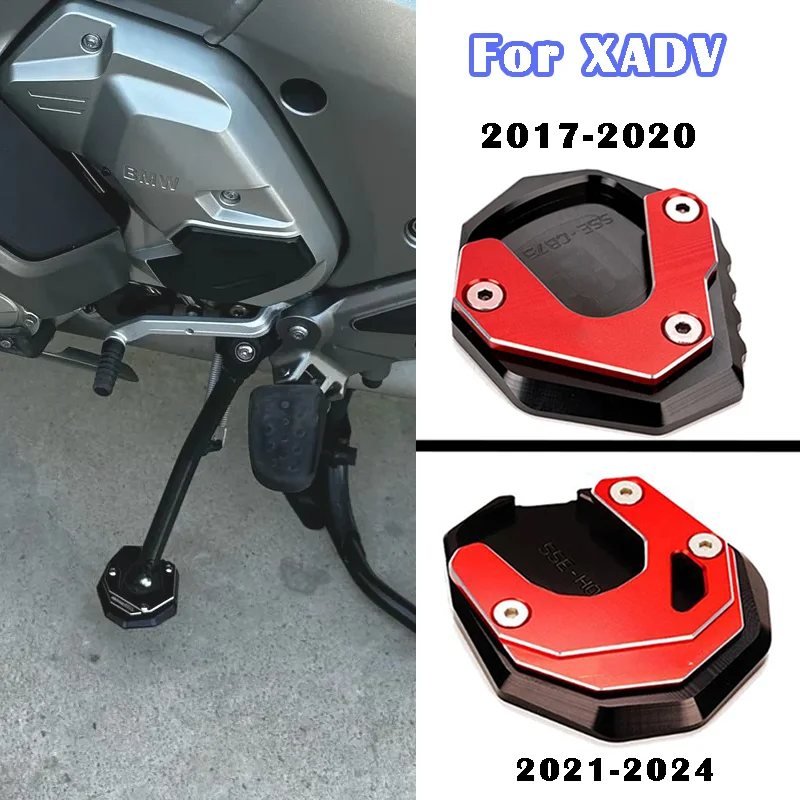 

Motorcycle Kickstand CNC Aluminum Foot Side Stand Enlarger Pad For HONDA X ADV X-ADV XADV 750 2021 2022 Latest Accessories