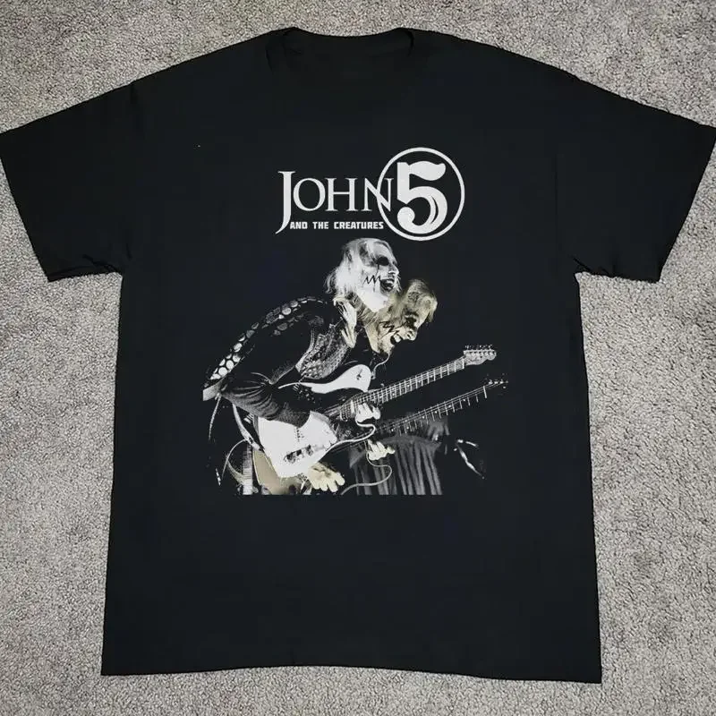 John 5 And The Creatures Concert Tour T Shirt Black All Size S 5Xl