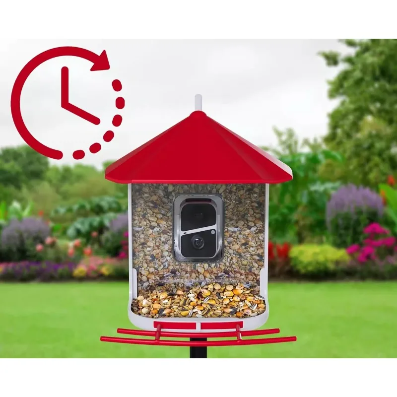 Smart Bird Feeder with Camera Bird Cage Camera Solar Outdoor Bird Camera