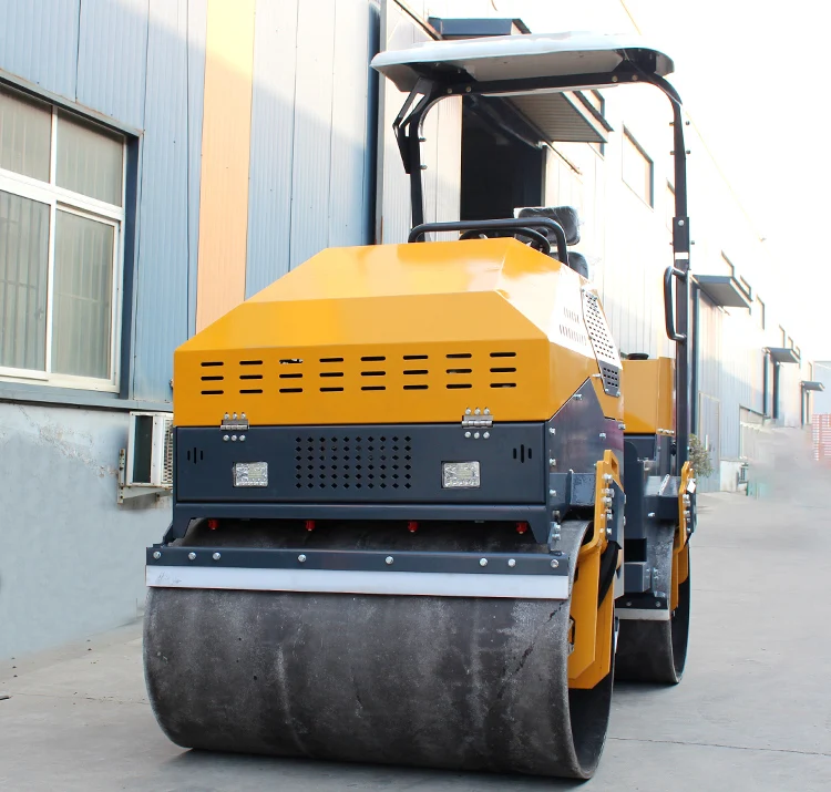 7 Ton Large Road Roller Double Drum Vibratory Compactor Machine Heavy Duty Design For Major Road Construction Projects
