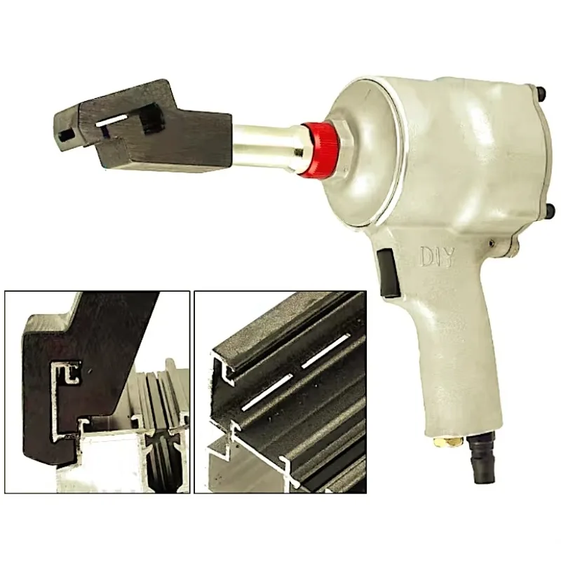 TY17520CA Aluminium Sliding Trail Pneumatic Punchers To Make Vertical Drainage Holes on C Shape Channel