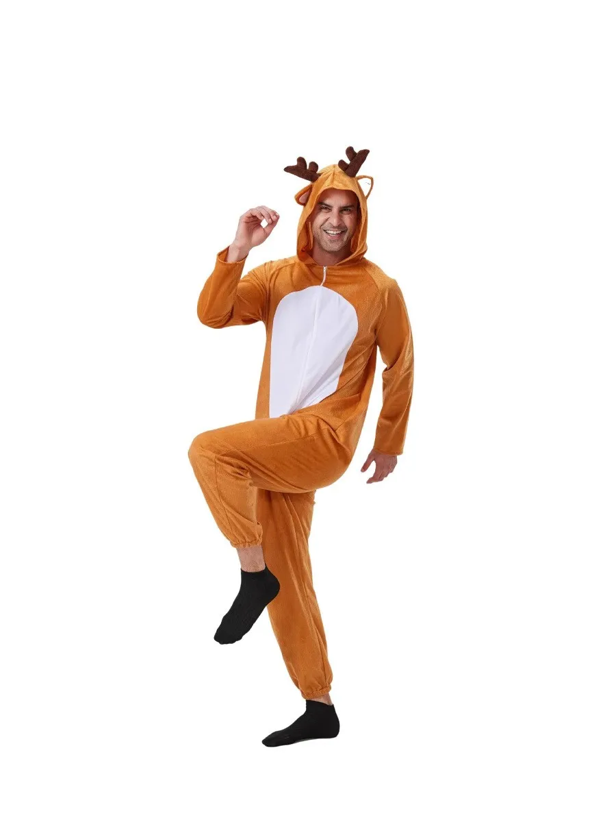 

Cosplay costumes, Christmas Halloween carnival reindeer stage performance costumes, European and American fantasy themed Christm