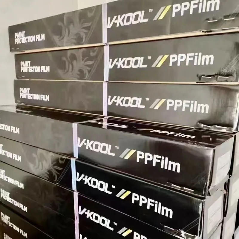 

Vkool Ppf USA Quality 9.5mil Stretch Not Yellowing Transparency Self Healing TPU PPF Car Paint protection Film scratch-resista