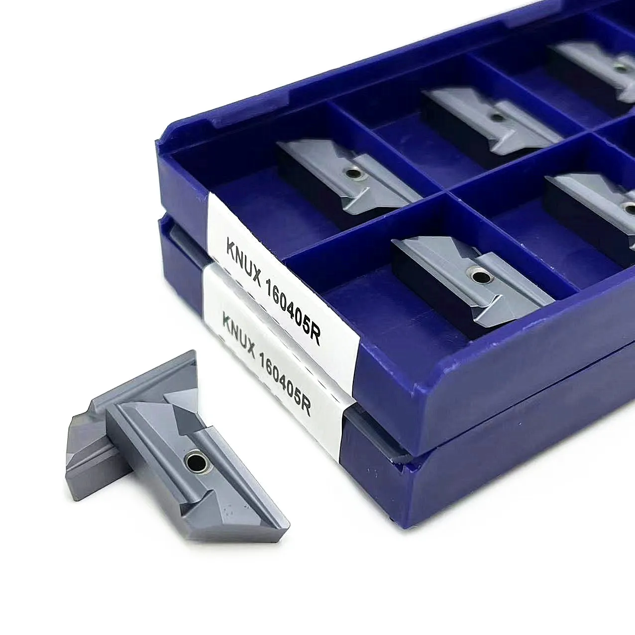 Hoja de carburo KNUX160405 R LT10, herramienta de torno CNC de alta calidad, 100% original, KNUX160405R