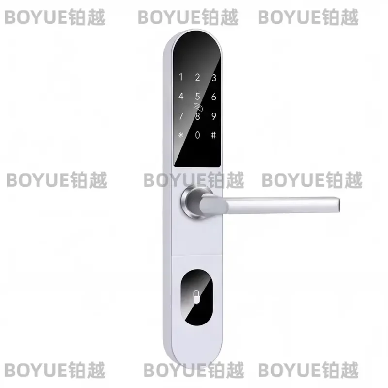 for Household Digital Lock with RFID Card Fingerprint Key Unlocking Support Graffiti APP Management for Aluminum Alloy Doors