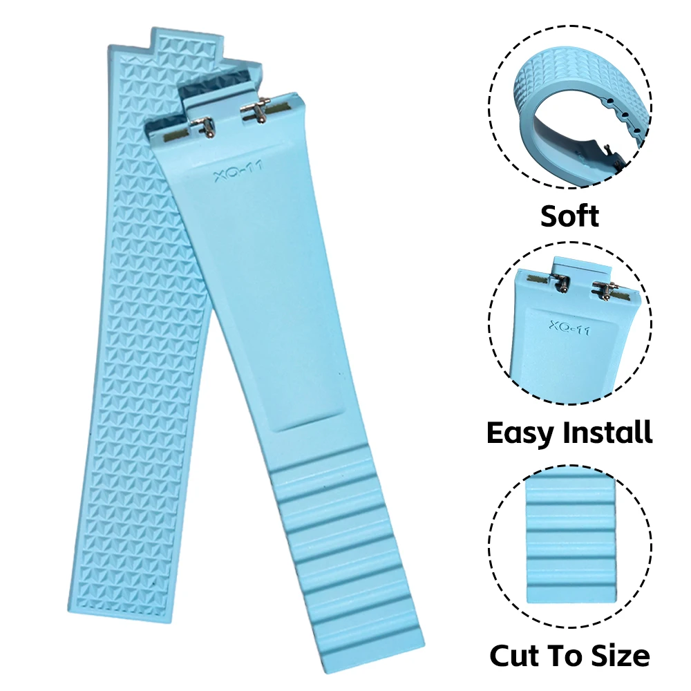 CTS Flurorubber حزام لتيسو PRX سلسلة سوبر لاعب الساعات 35 مللي متر 40 مللي متر الإفراج السريع الربيع مشبك FKM حزام الساعات