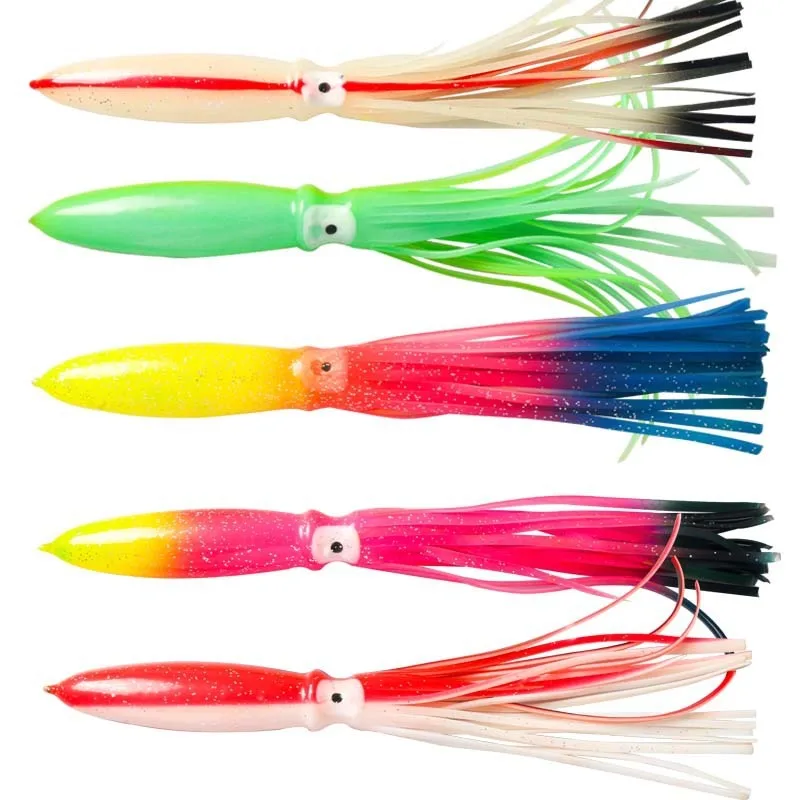 

1pcs Octopus Large 28cm 32g Luminous Fishing Lures Artificial Bionic Combo Squid Skirt Lure Trolling Bait Color Fishing Lure