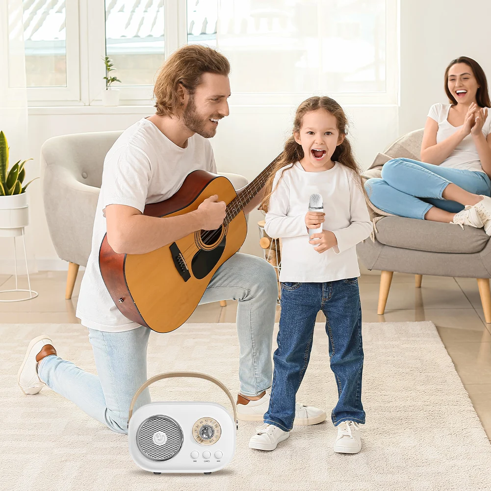 Altavoz de Karaoke inalámbrico, micrófono inalámbrico Bluetooth, máquina de Karaoke KTV para el hogar, Mini Altavoz Bluetooth portátil