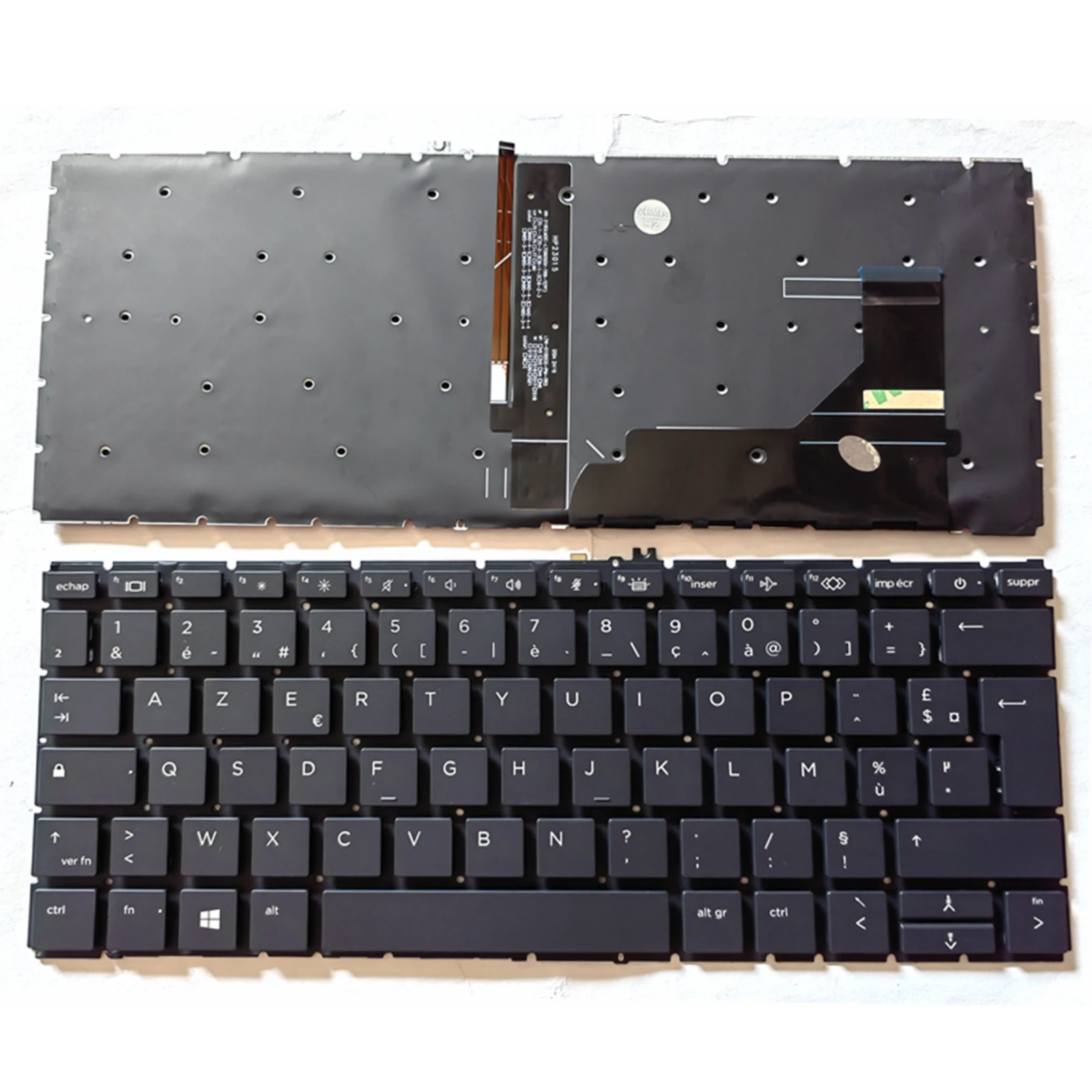 French Backlit Azerty keyboard for HP ELITEBOOK 830 G7, 830 G8, 835 G7, 835 G8, 730 G7 ,730 G8 ,735 G7, 735 G8, FR Keyboard