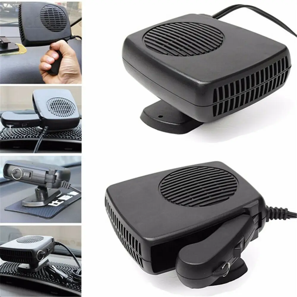 Winter Electric Car Windshield Heating Cooling Fan 12V 200W Quick Heater Defroster Demister Car Interior Warmer Accessories