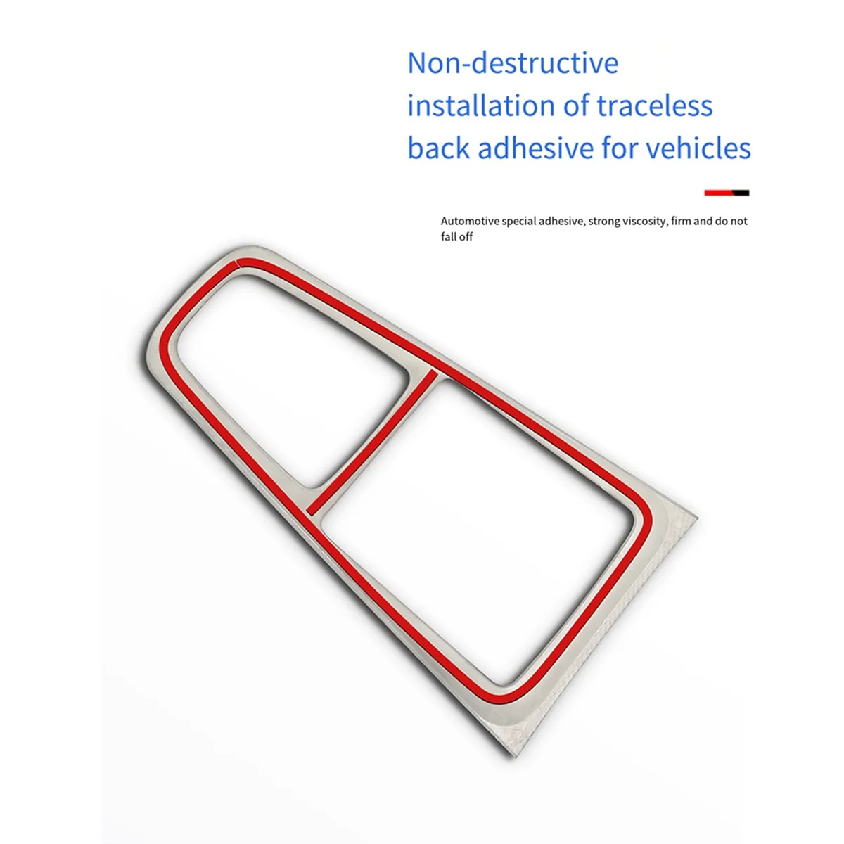 لوحة تشذيب تغيير التروس المركزية الداخلية للسيارة ، ملصق أسود لمرسيدس بنز ، GLA ، EQA ، GLB ، EQB ، EQB ، بدون إصدار ماوس