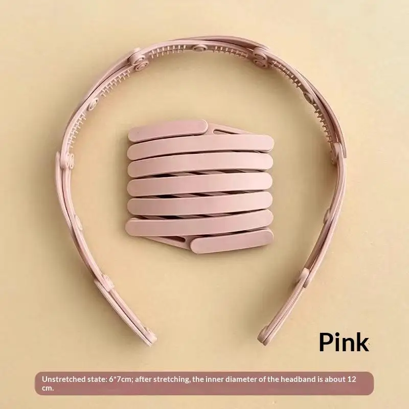 Versatile Foldable Plastic Hairband for Women and Girls Stretchable and Ideal for Traveling