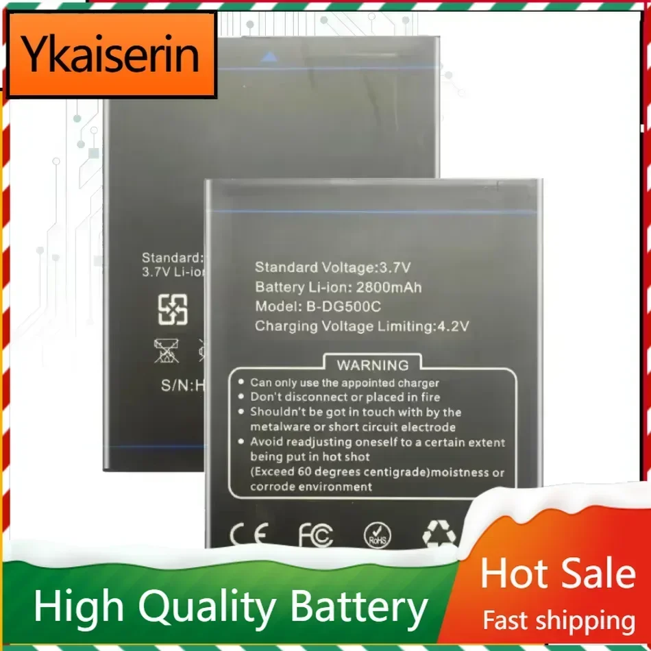 

+Tracking Number Li-ion 2800mAh B-DG500C Battery for DOOGEE DG500 DG500C Mobile Phone Rechargeable Bateria Accumulator Warranty