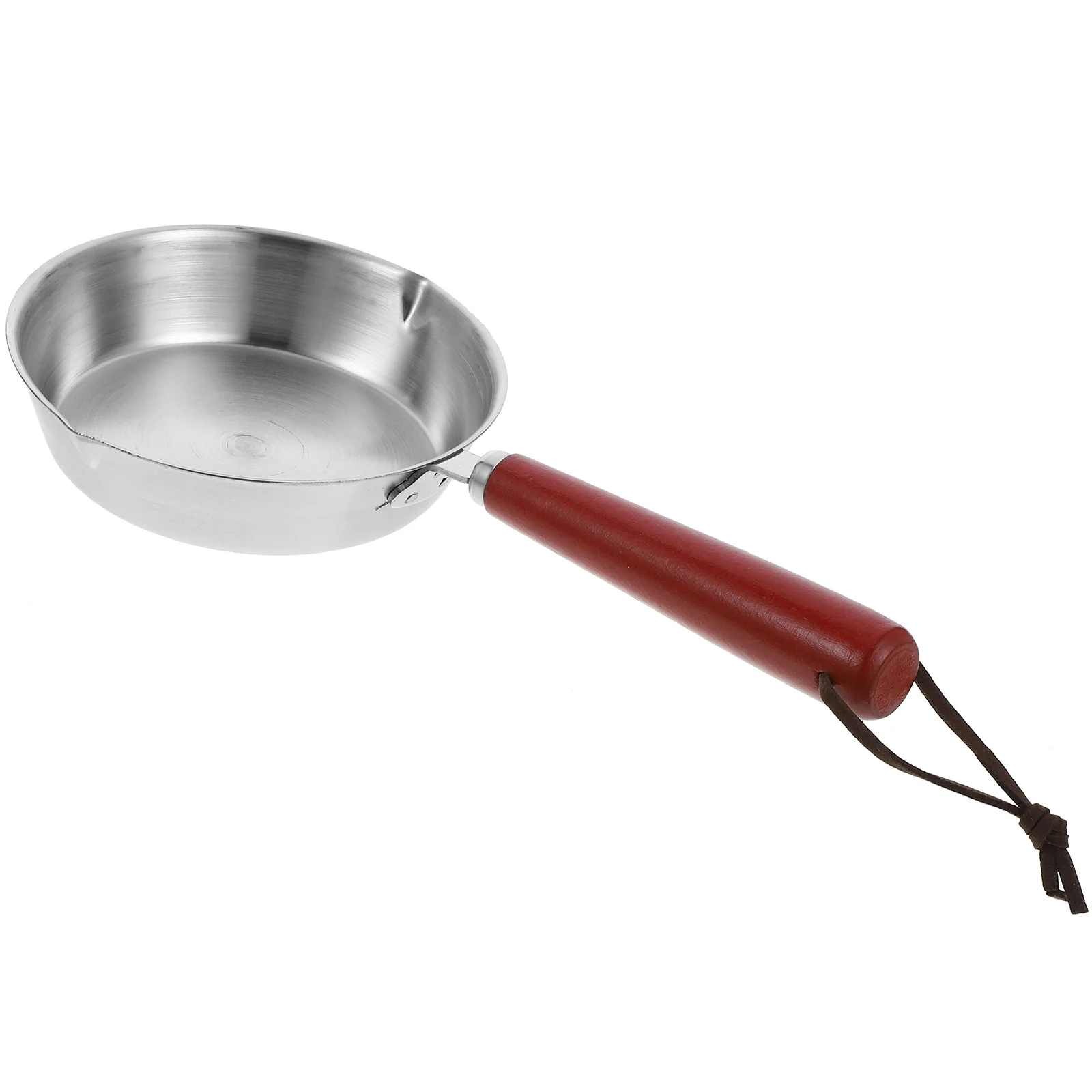 

Mini Egg Pan 16cm Stainless Steel Nonstick Fry Pan Breakfast Cookware Portable Easy Clean Heat Resistant Safe Handle Anti