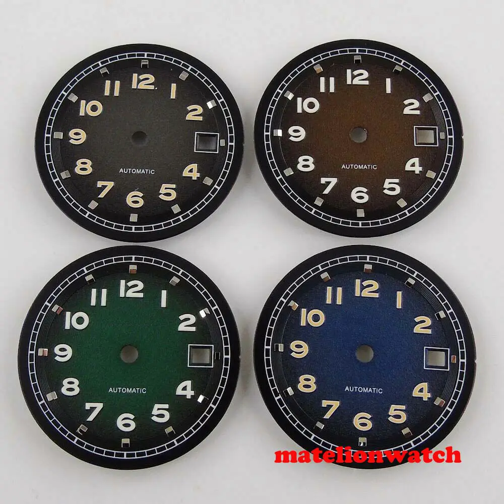 

31.5mm Watch Dial Faces Date Window Fit For ETA 2824 Miyota 8215 821A DG2813