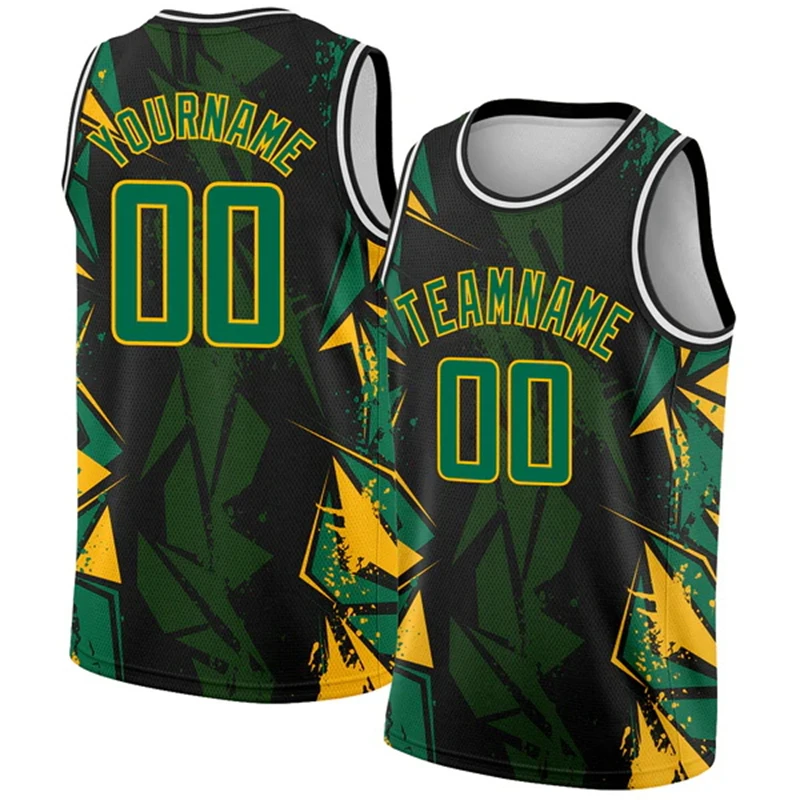 Custom Name Colorful Vintage Basketball Jersey T Shirt Breathable Drop Shipping 3DPrint Summer Casual Tank Tops Vest Sleeveless