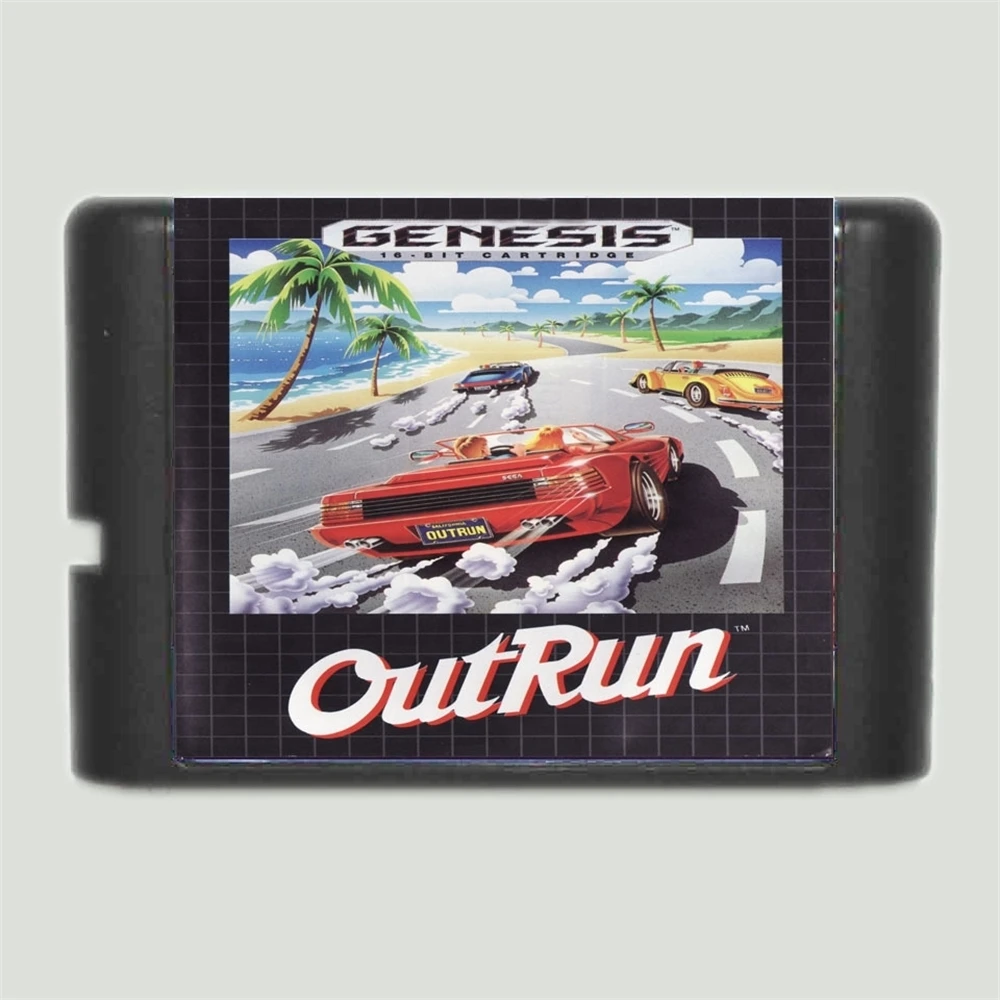 OutRun Region Free 16Bit MD Game Card For Sega Mega Drive For Genesis