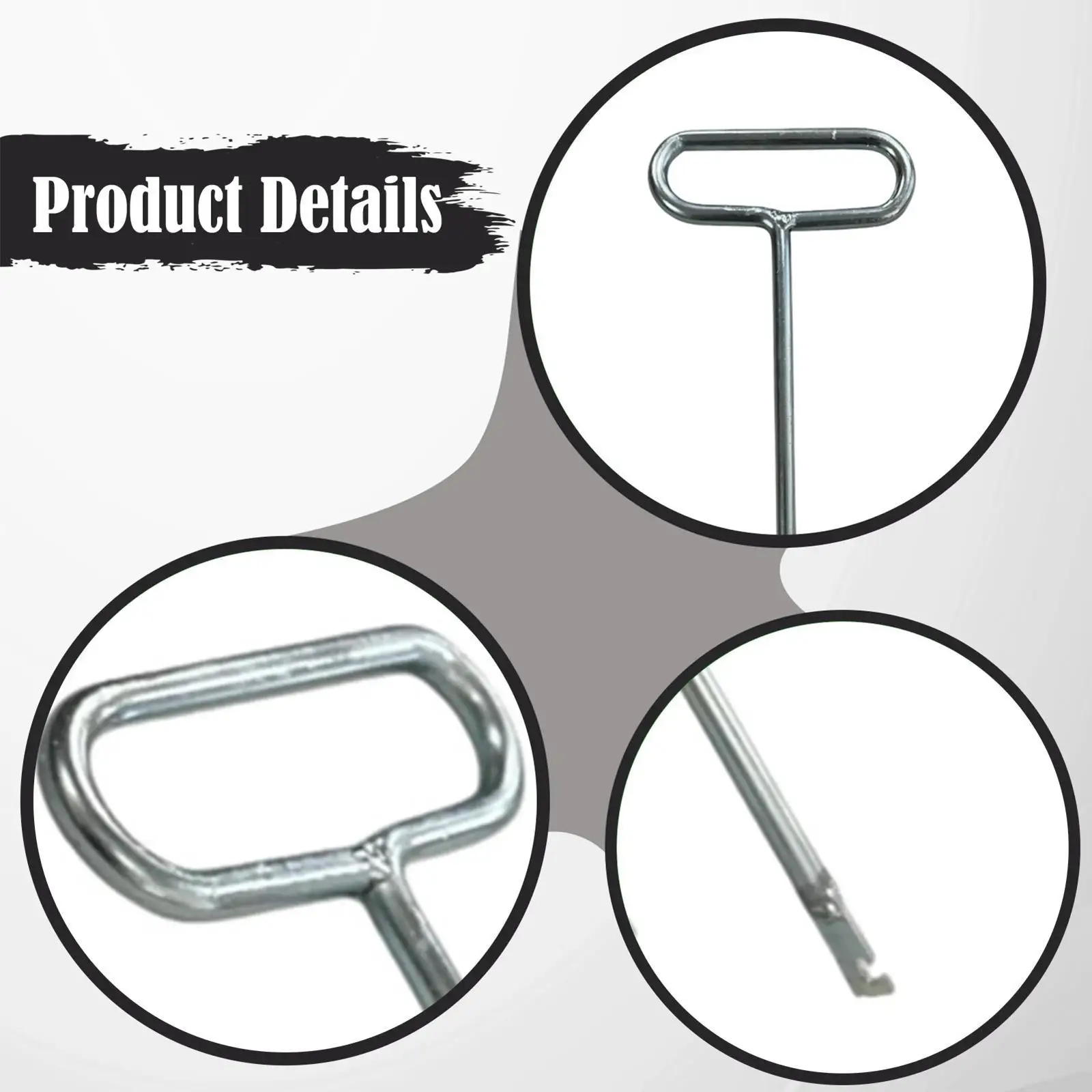 2x 102.303 Strumenti per la rimozione della molla di scarico Utensile manuale Pull Push Twist Funzione per l'installazione di rimuovere le motoslitte a molla